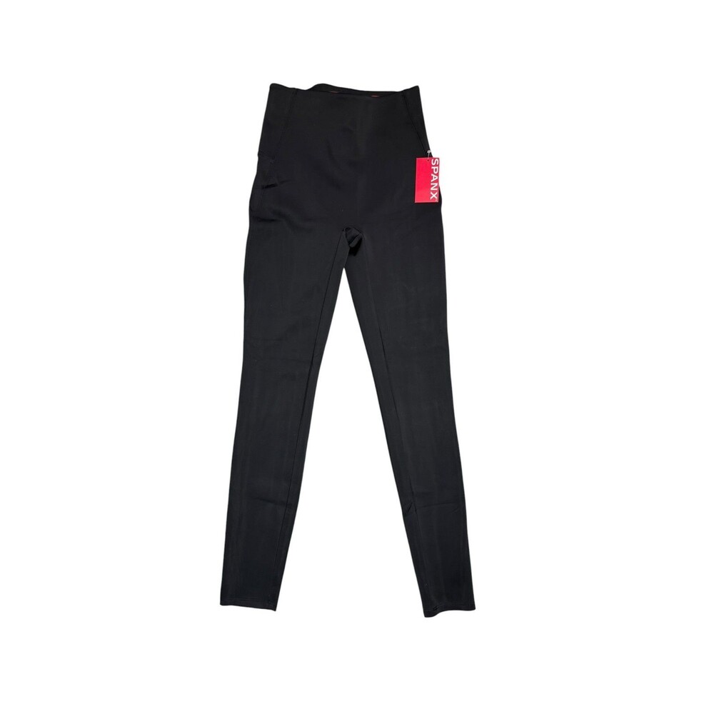 SPANX Dressy Legging Black Ponte Slim Shaping Pants NWT Women's XS Regular